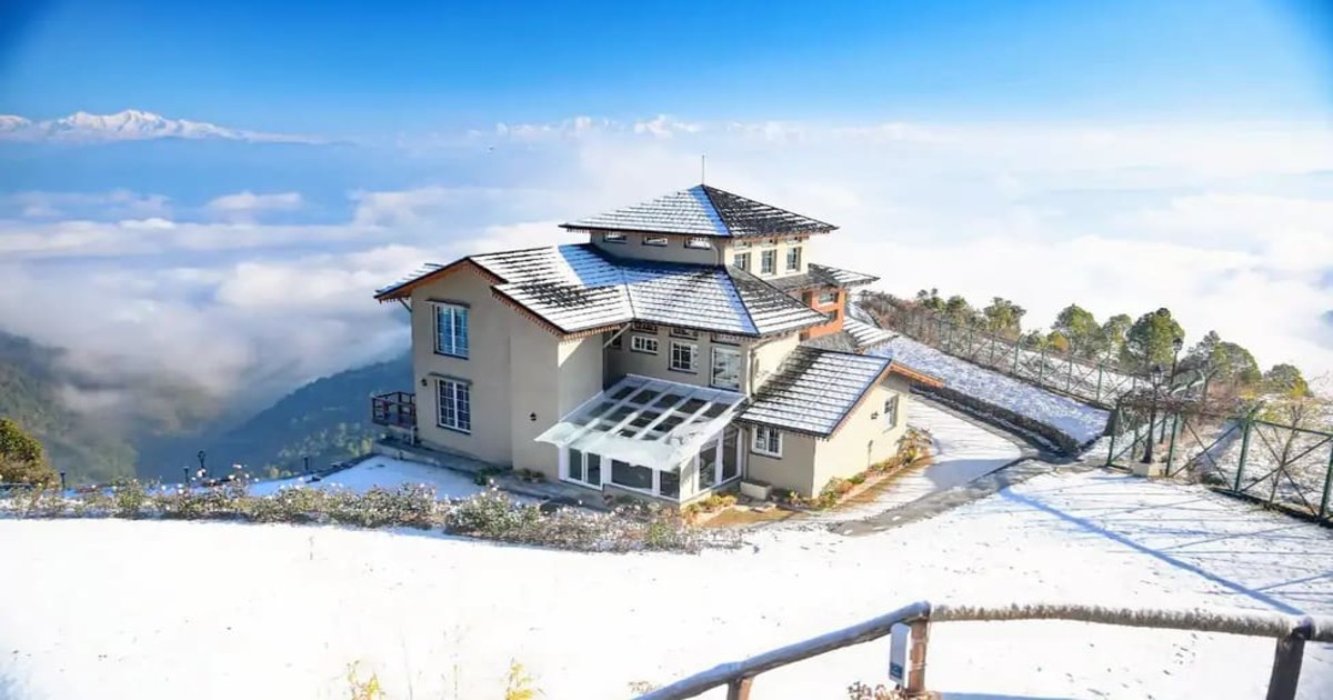 Spend A Magical White Christmas In This Charming Uttarakhand Estate Nestled In The Hills