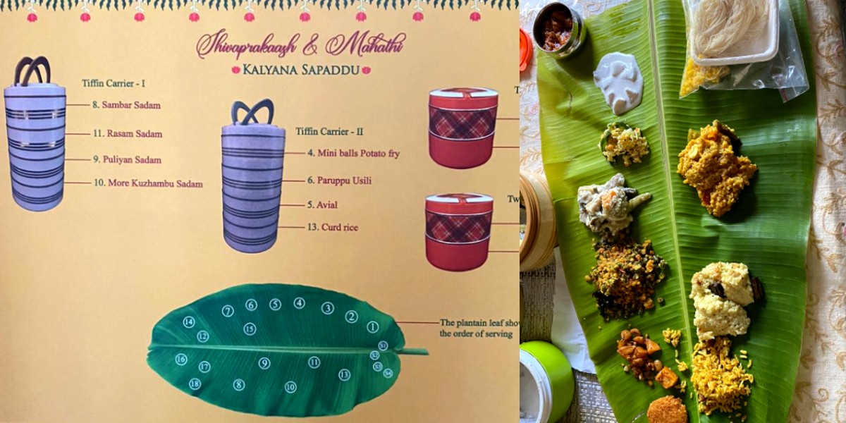 Guests Get South Indian Wedding Food With Banana Leaf Home Delivered Amid Virtual Wedding