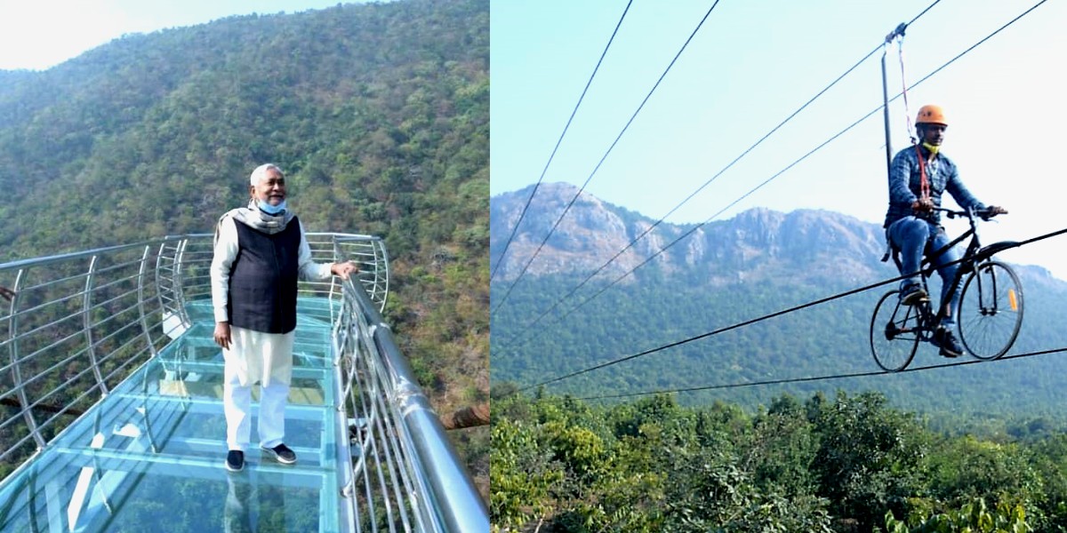 Bihar Gets 200-Feet High Glass Bridge; Air Cycling & Safari To Come Up Near Skywalk