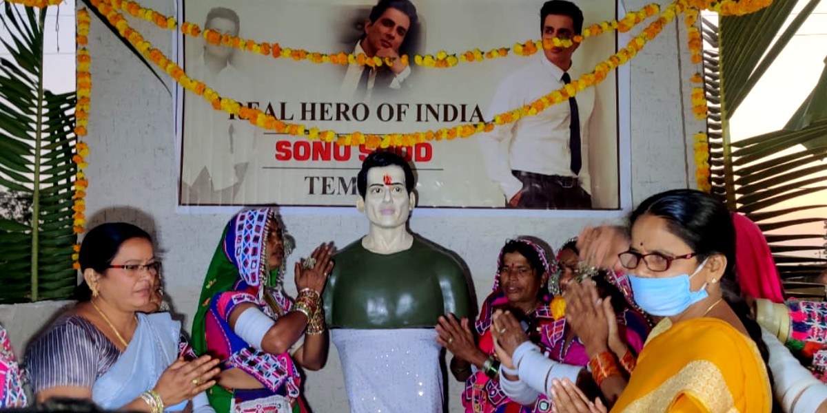 Sonu Sood Temple Comes Up In Telangana; Locals Build This In His Honour
