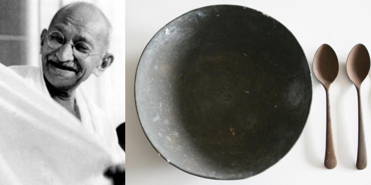 Mahatma Gandhi’s Bowl & Cutlery To Be Auctioned In UK; Expected To Fetch Over ₹55 Lakhs