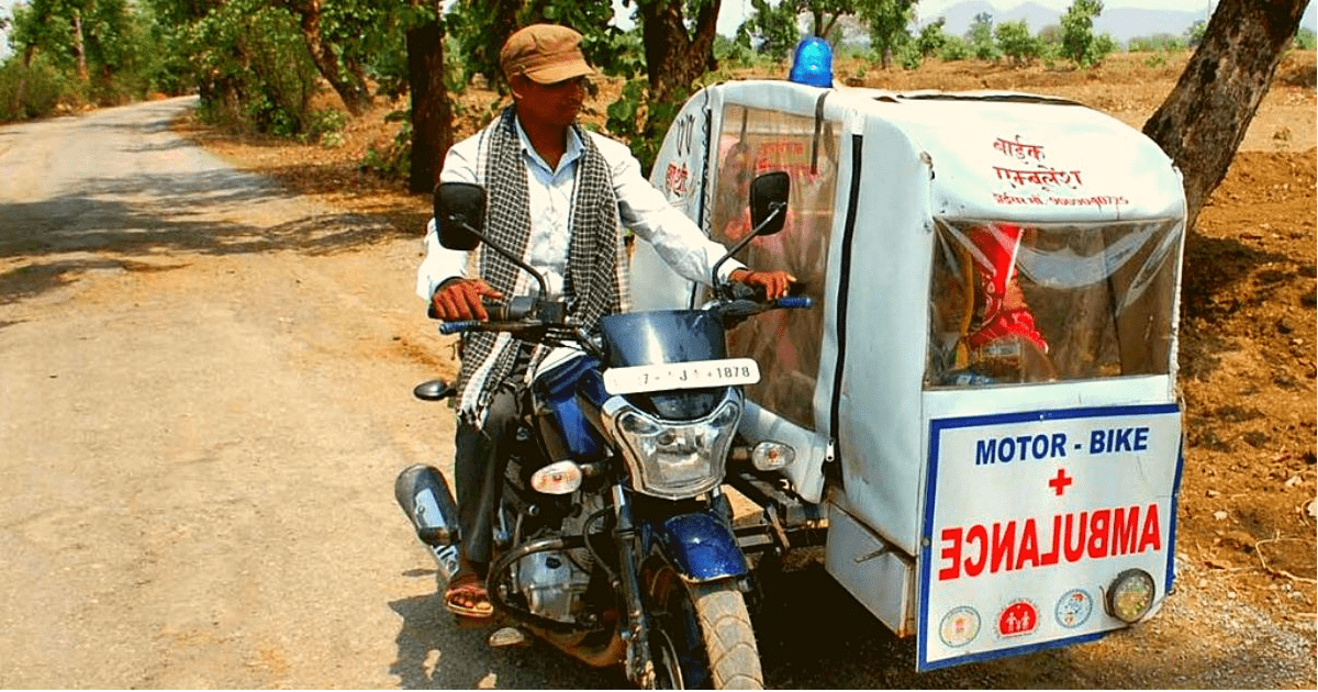 Anekal In Bengaluru Gets A Unique Bike Ambulance With Built-In Oxygen Cylinder