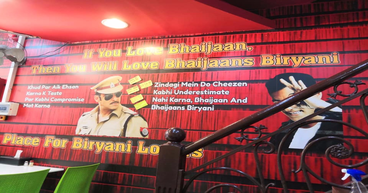 This Hole-In-The-Wall Biryani Joint In Dubai Is Inspired By Bollywood Star Salman Khan