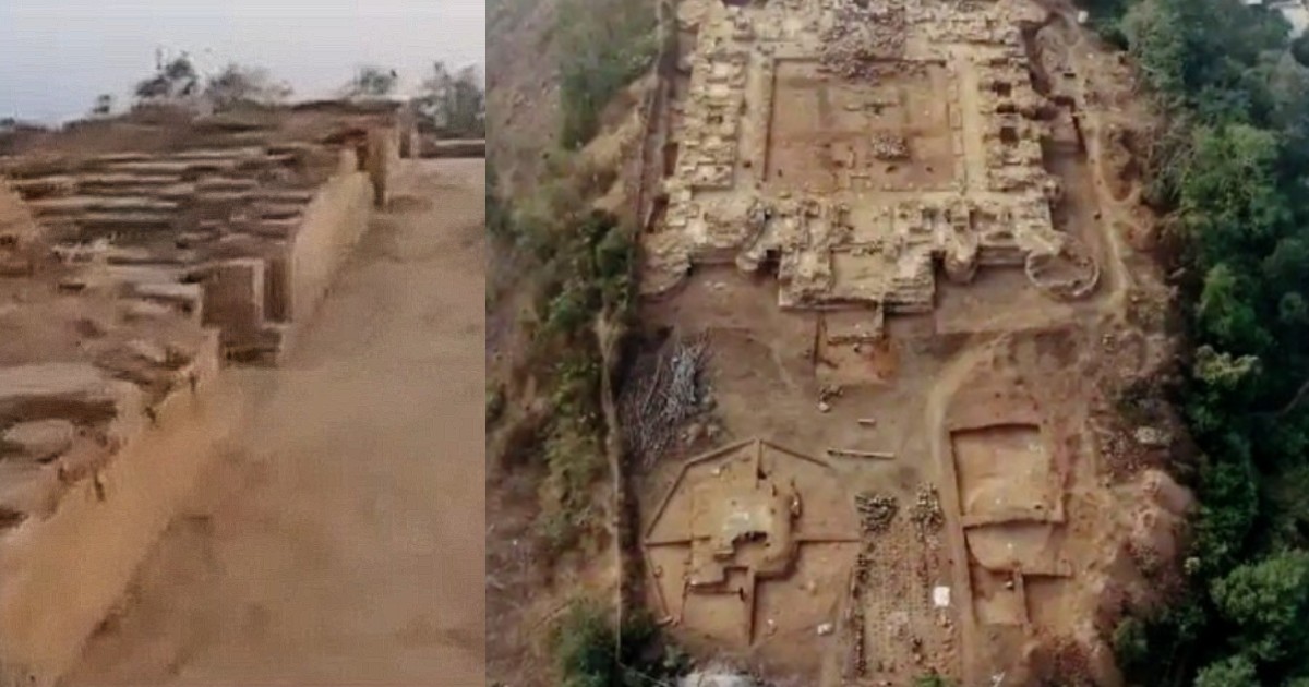 Hilltop Buddhist Monastery & Metal Bangles Discovered In Bihar’s Lakhisarai