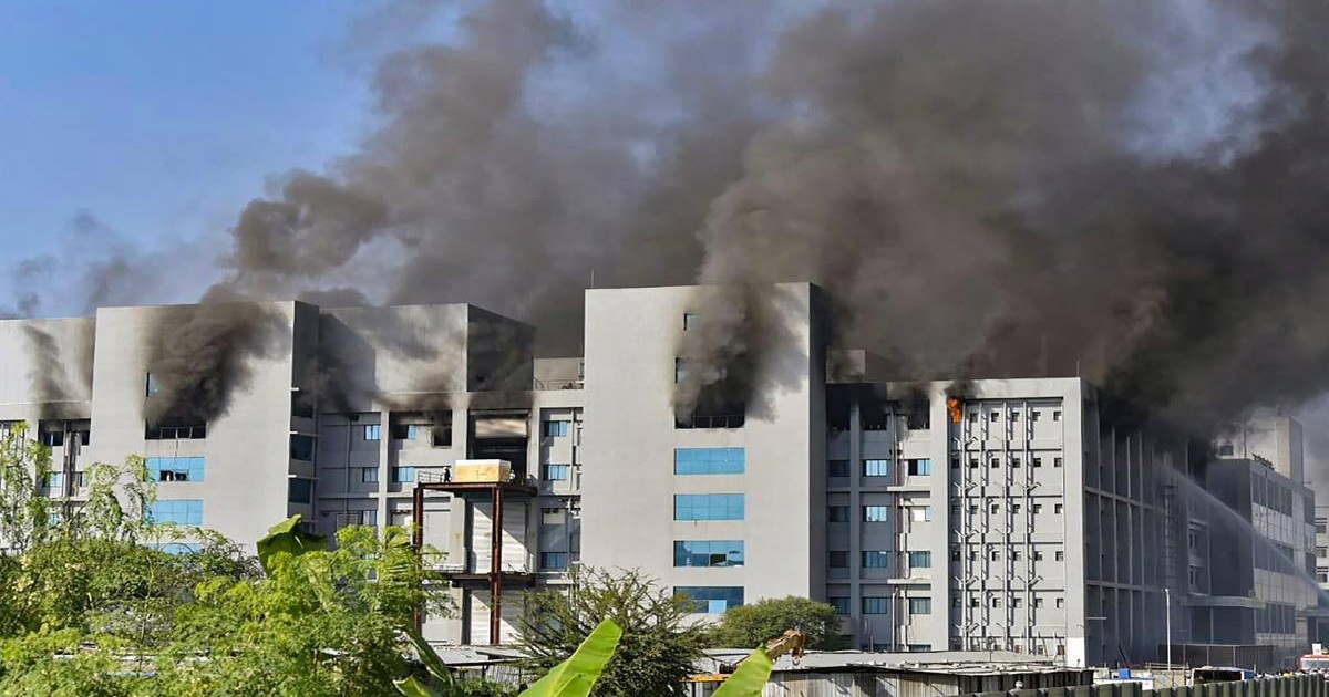 Massive Fire Breaks Out At World’s Largest Vaccine Producer Serum Institute In Pune