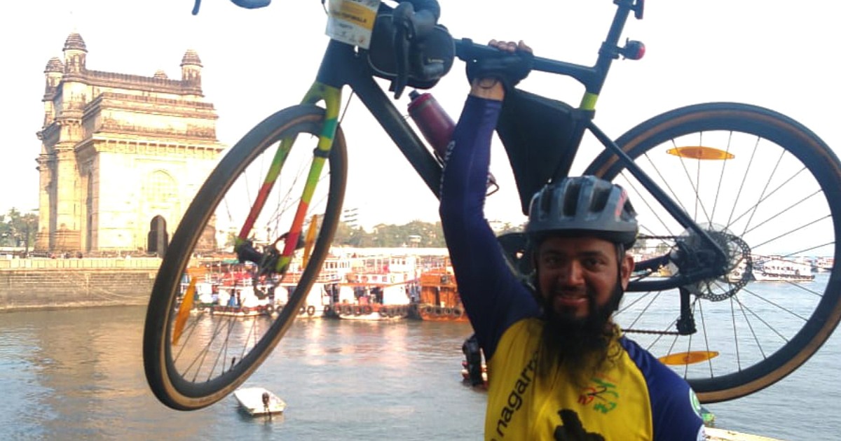This Physiotherapist Cycled 1460 Km From India Gate To The Gateway Of India In 6 Days