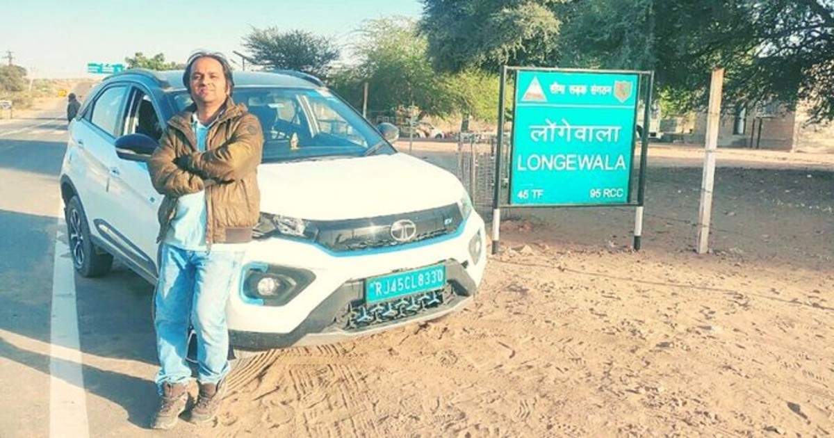 This Jaipur Engineer Went On A 1500Km Road Trip In An Electric Car For Just ₹700