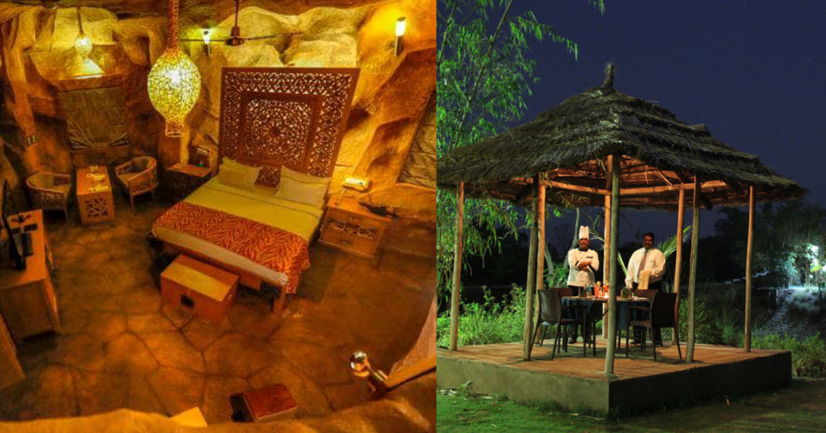 Stay Inside Caves & Dine Under The Stars At This Wildlife Resort In Madhya Pradesh