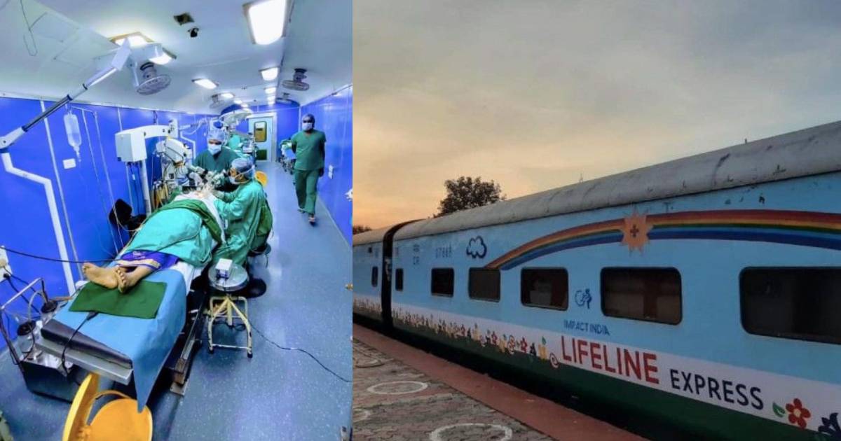 World’s First & India’s Only Hospital Train ‘Lifeline Express’ Treats Patients Free Of Cost
