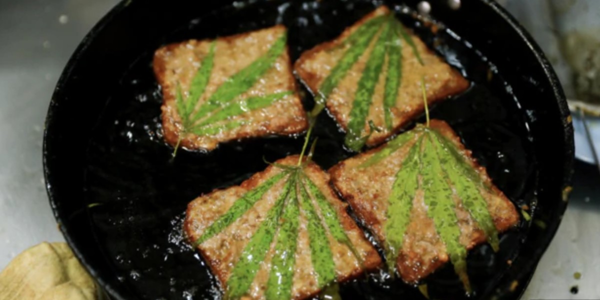 Thai Hospital Serves Food With Cannabis Like Sandwich With Marijuana Leaf
