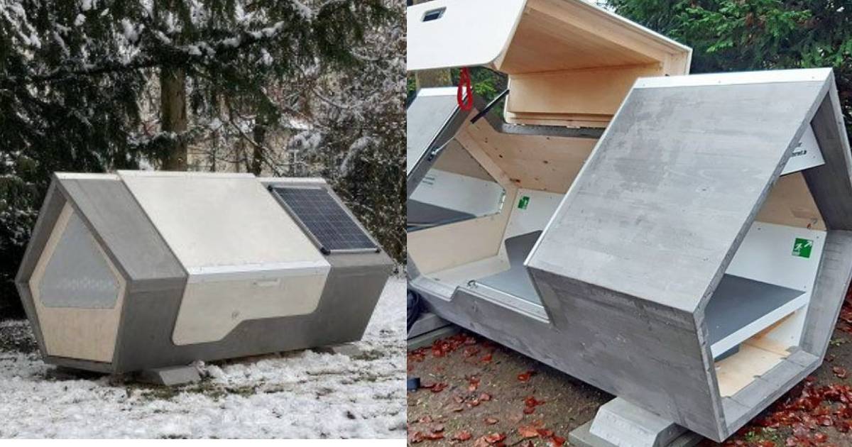 German City Installs Sleeping Pods To Give The Homeless Shelter & Protection