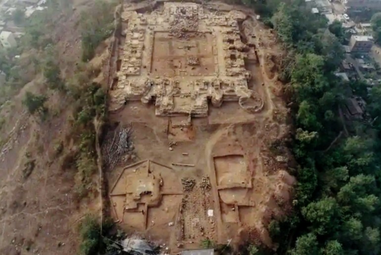 Hilltop Buddhist Monastery Bihar