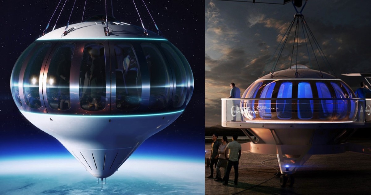 Float 100,000 Feet To The Edge Of Space In A Balloon With Spaceship Neptune