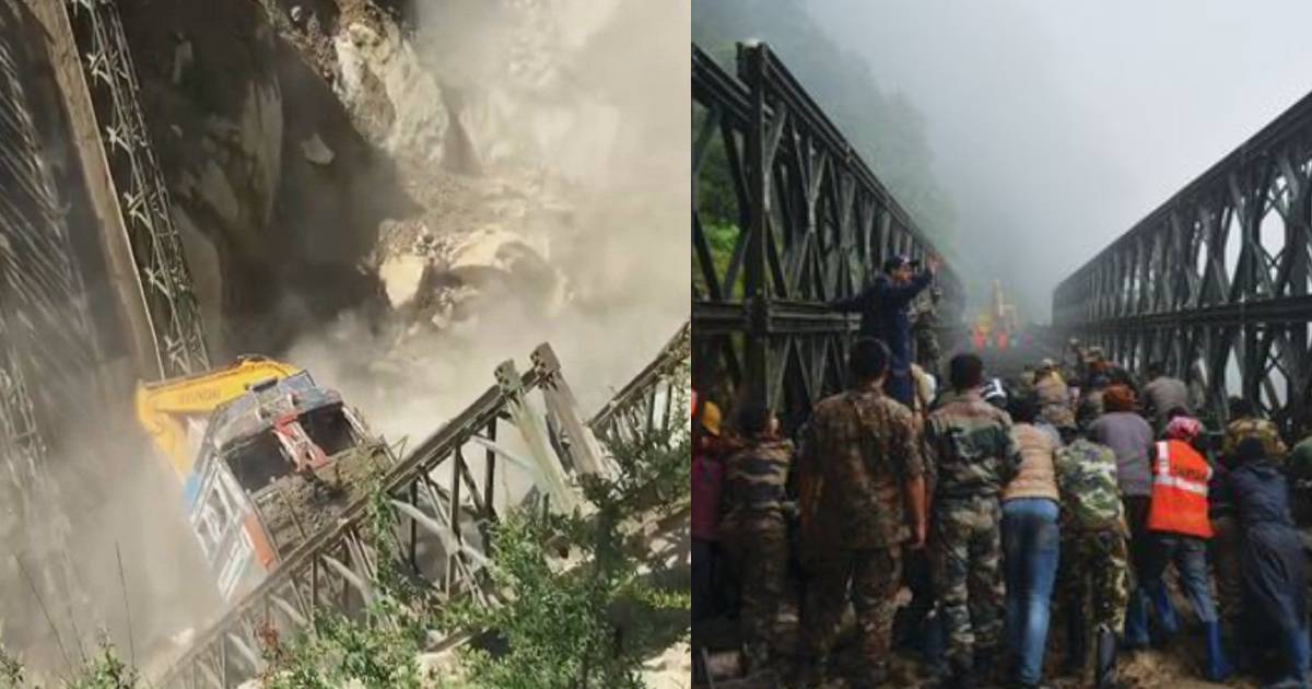 Bhutan’s 669Ft Long Bridge Collapses; 3 Indian Workers Killed