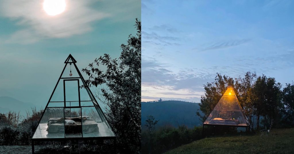 Sleep Under The Stars In These Glass Pyramids In Kerala Surrounded By Mountains & Tea Plantations