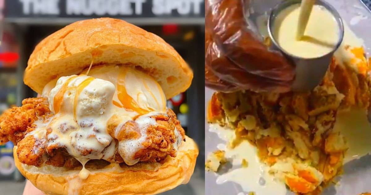 This Pakistani Ice Cream Parlour Created A Chicken Burger Ice Cream & It’s A Crime
