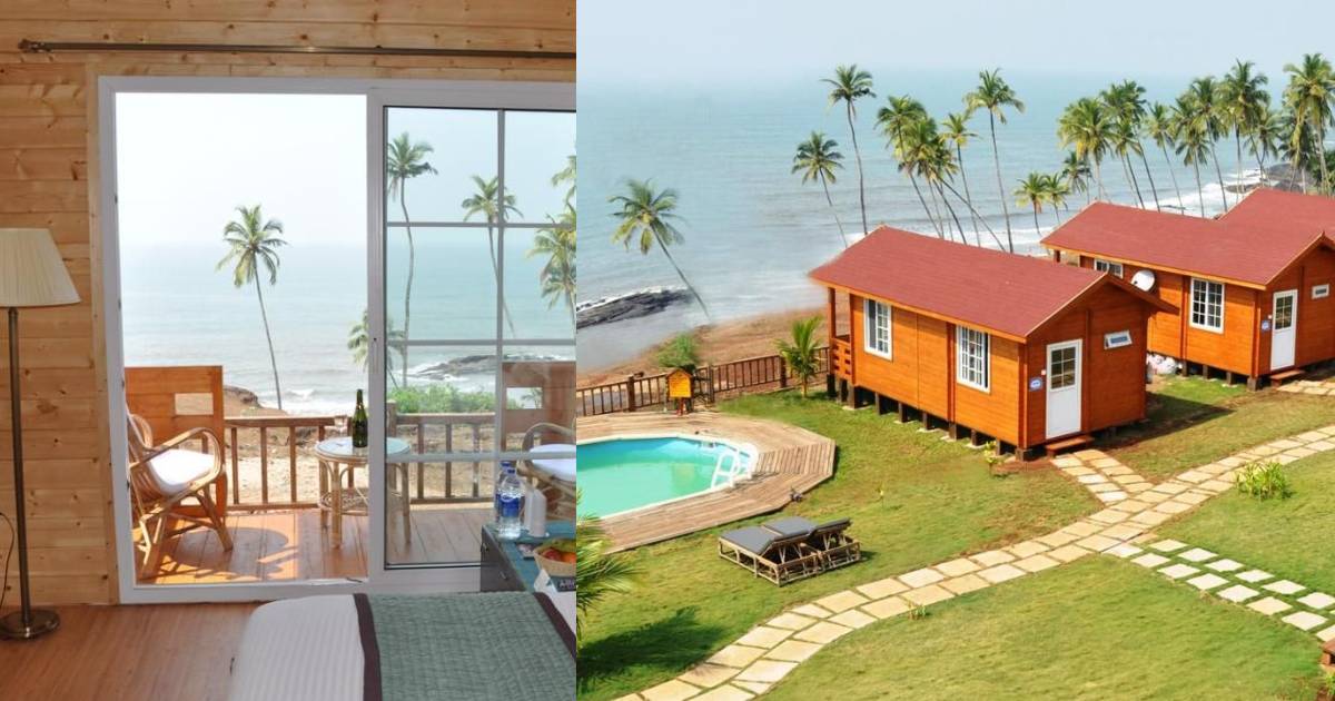 This North Goa Resort Has Cosy Cottages & A Private Beachfront For A Romantic Holiday