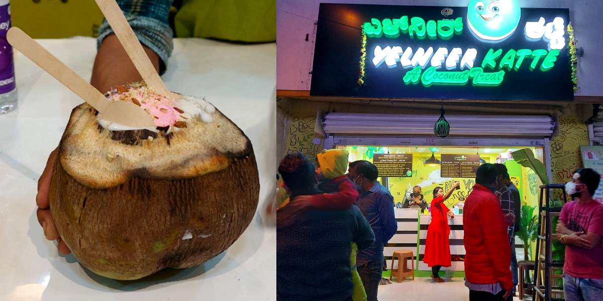 Drink 20 Varieties Of Tender Coconut Shakes Served In Shells At This Bengaluru Eatery