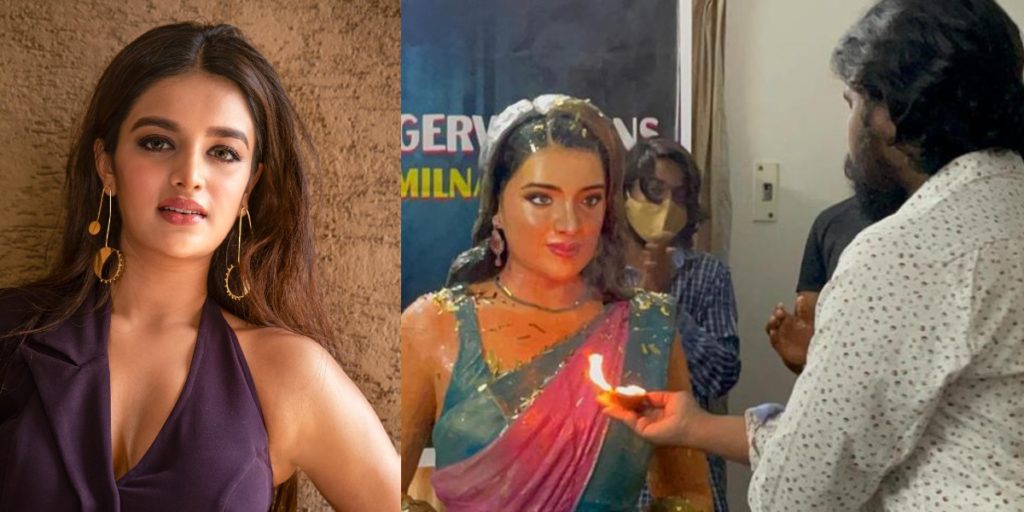 Chennai Fans Build Temple For Actress Nidhhi Agerwal; Idol Worshipped With Aarti