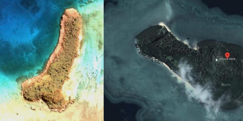 penis shaped island