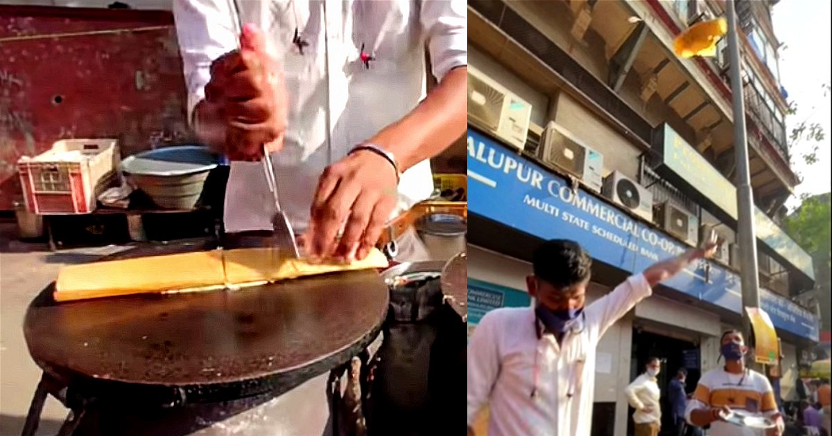 This Mumbai Street Stall Serves ‘Flying Dosas’ That Land Straight To Your Plate