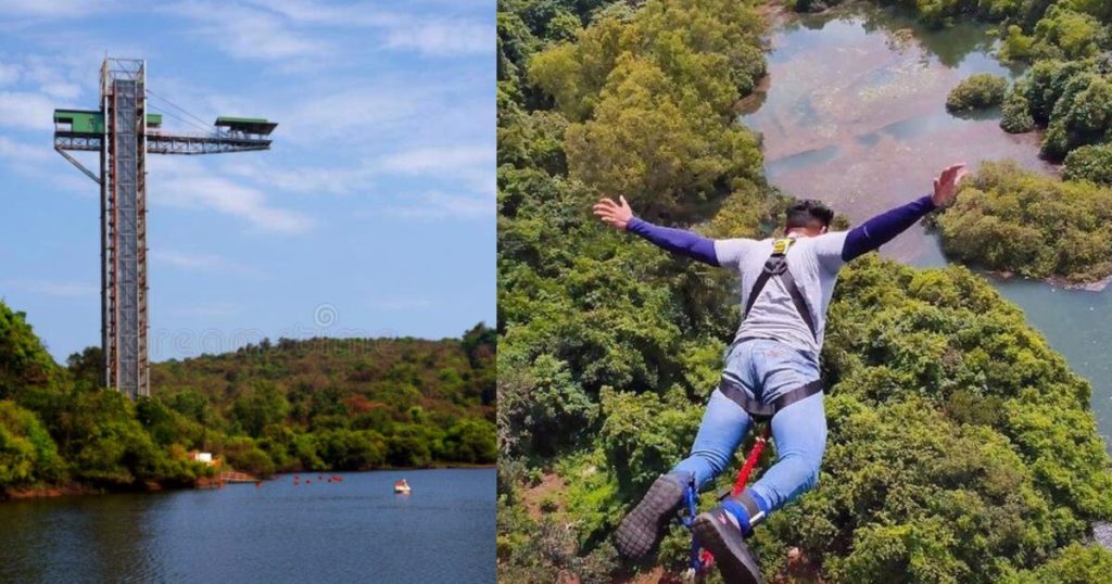 India Second Highest Bungy Jumping Goa