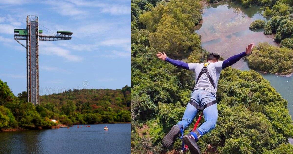 Challenge Your Fears At Goa’s Highest Bungy Surrounded By Forests & Stunning Mayem Lake