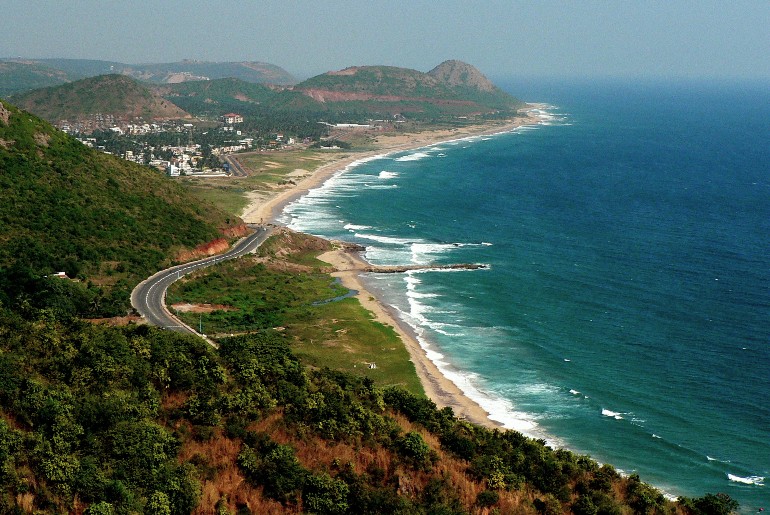 Scenic Roads In India Along The Sea