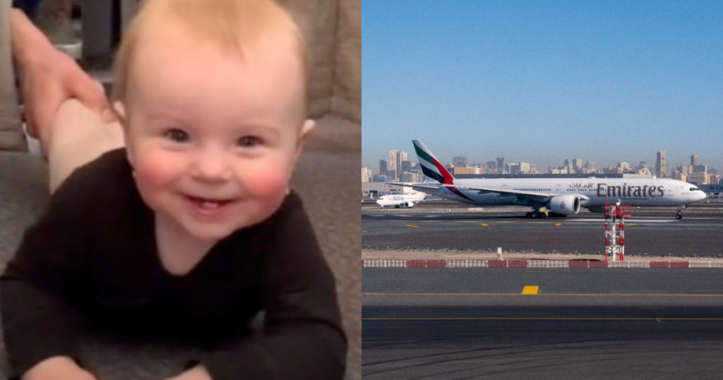 In Video: This Baby Crawling From Emirates Economy Class To Business Class Is Winning Our Hearts