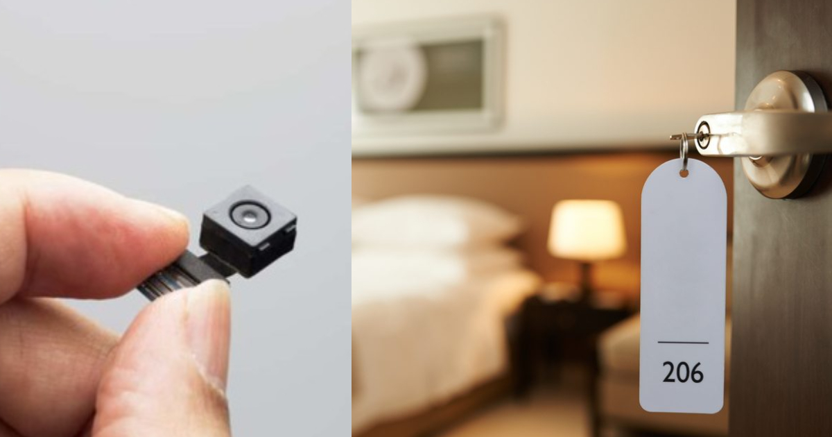 How do you know if there is a camera in your hotel room?
