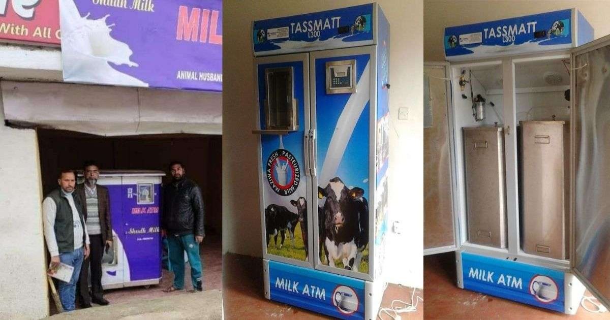Pulwama In Kashmir Gets First Milk ATM With 500 Litre Capacity To Help Community