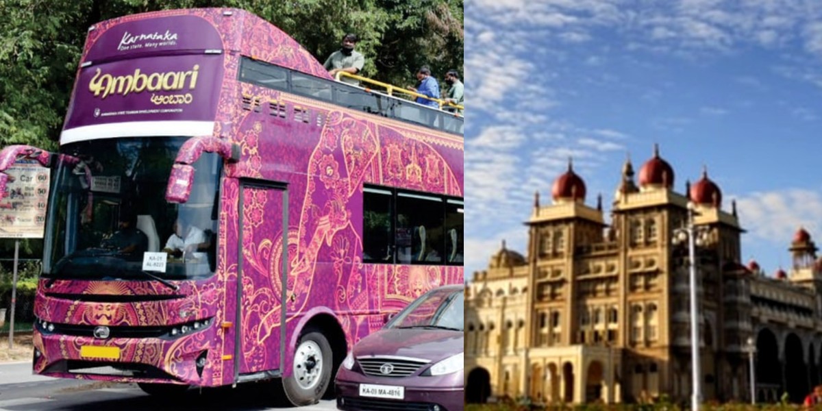 Explore Mysuru In A 15-Ft Tall Open Roof Double Decker Bus For ₹250 Per Person