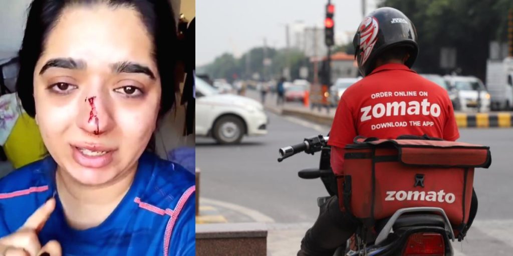 bangalore woman zomato delivery