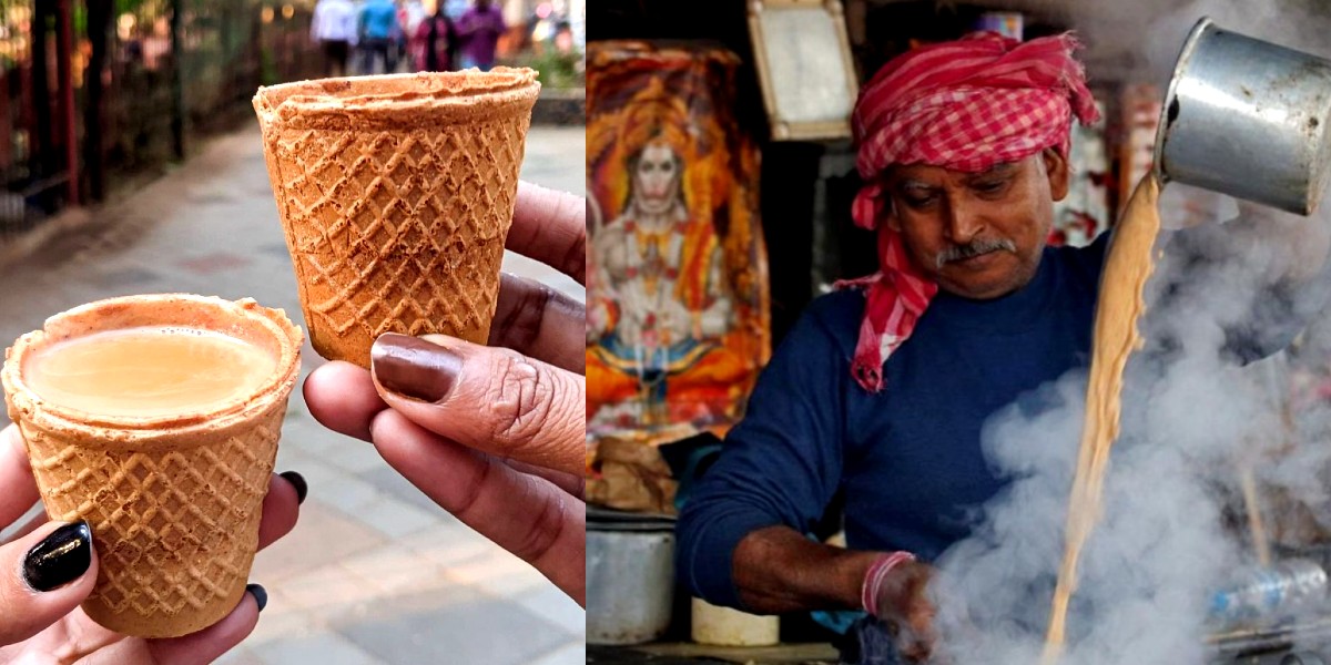 This Tea Stall In Dadar Offers Kadak Chai In A Yummy Biscuit Tea Cup With Zero Waste