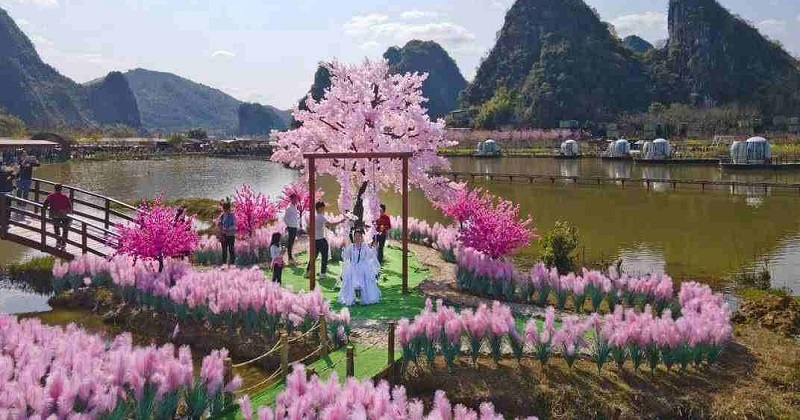 romantic island in china