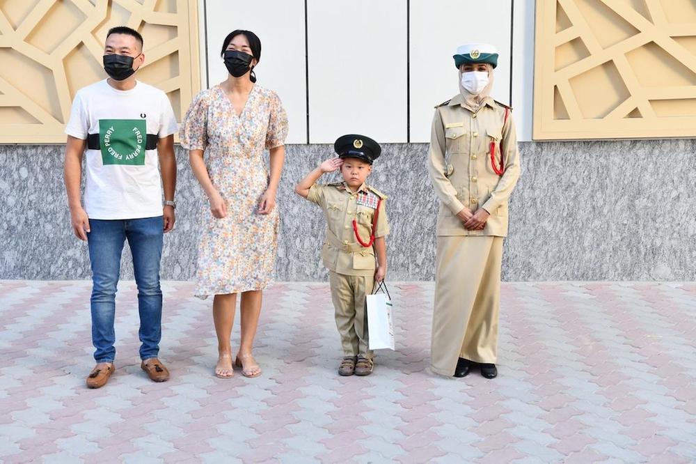 Dubai Police Fulfil A 9-Year-Old’s Dream By Making Him A Cop For A Day