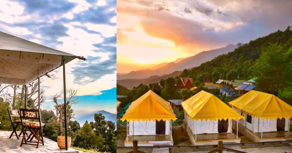 The Mountain Retreat Camp Near Bir Billing’s Paragliding Site Overlooks The Gorgeous Dhauladhar Ranges