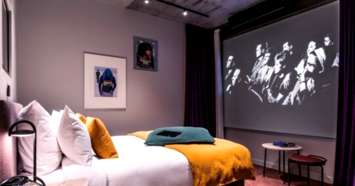 Paris Opens The First Ever Cinema Hotel With 9 Feet Movie Projectors In Every Room