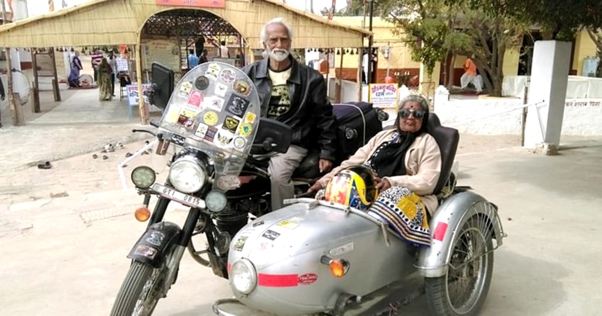 This 70-Year-Old Couple Visited Every State In India On Their 1974 Bullet Covering 30,000 Km