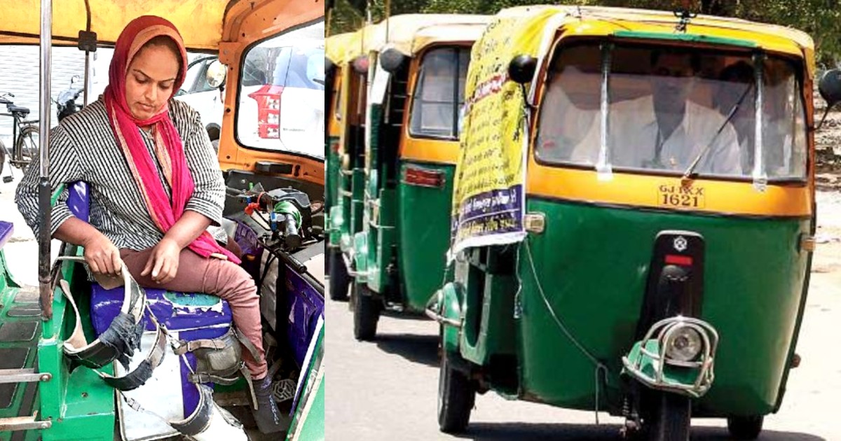Meet Ankita Shah, Ahmedabad’s First Differently Abled Female Auto Driver, An Inspiration For All