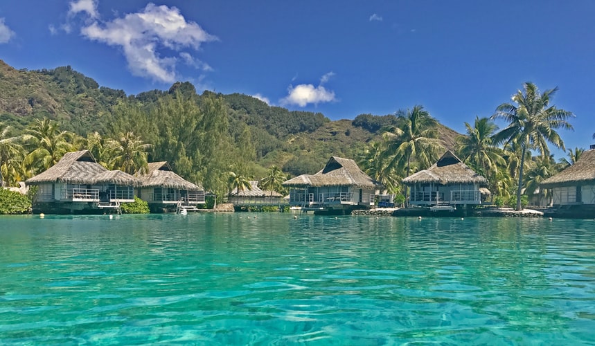 bora bora and tahiti islands