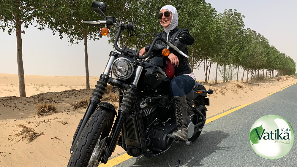 Vatika Voices: Meet Hijabi Biker, Chantal Asaad Who Travelled Across The Middle East On A Harley