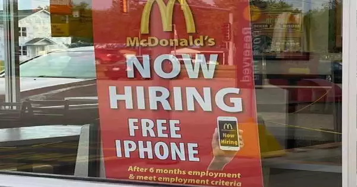 McDonald’s Is Giving FREE iPhones To New Recruits & We Wish To Join Their Team