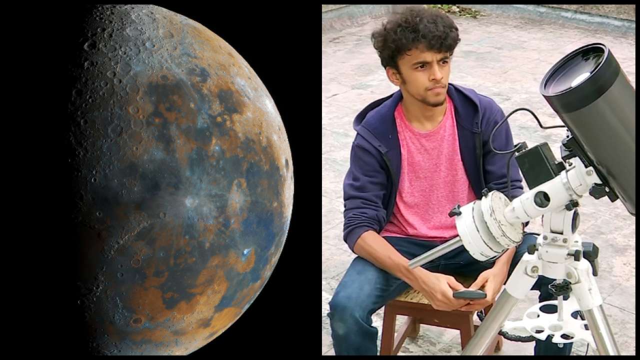 Indian Boy Picture Of Moon