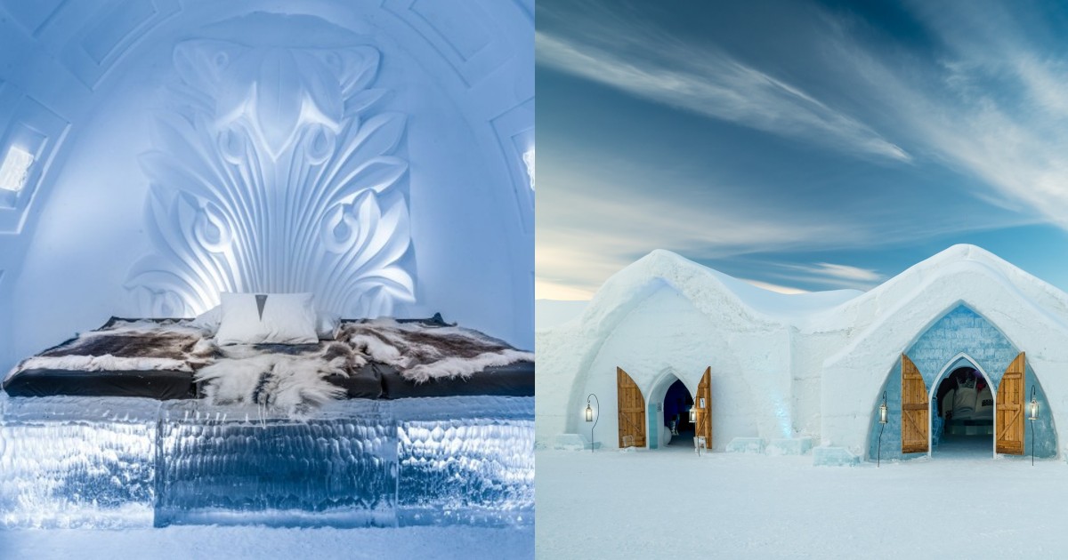 5 Of World’s Coolest Ice Hotels With Igloo Suites, Ice Sculpture Beds & More!