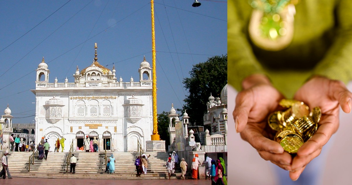 maharashtra gurudwara to donate gold