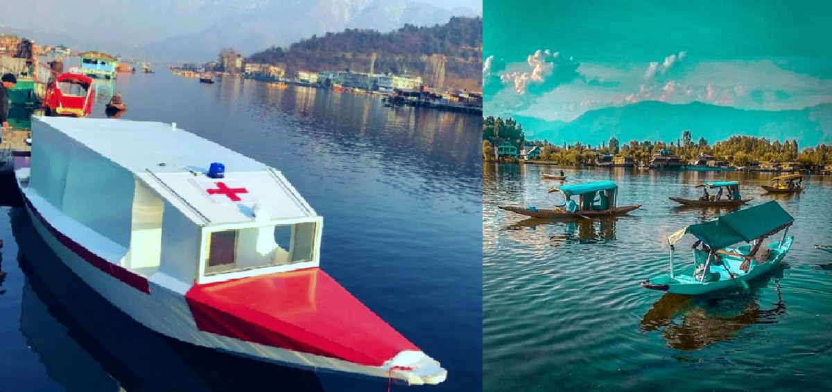 Srinagar’s Dal Lake Gets First Boat Ambulance With Stretcher, Wheelchair & First Aid