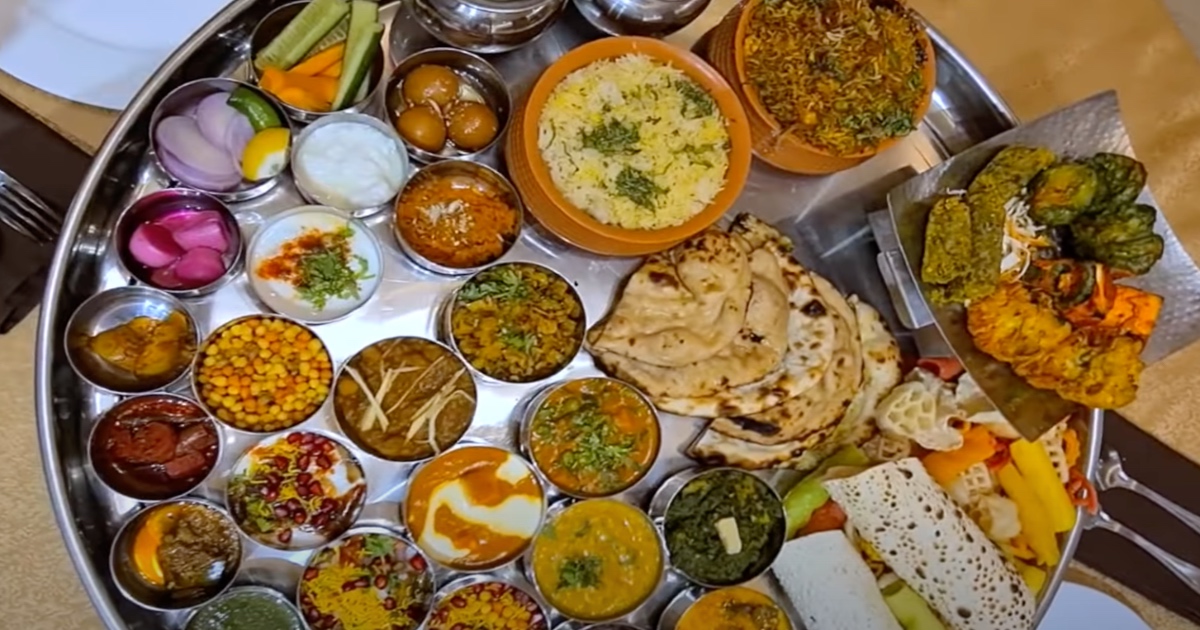 Dubai’s 11Kg Thali With 36 Dishes At India Club, Dubai | Curly Tales
