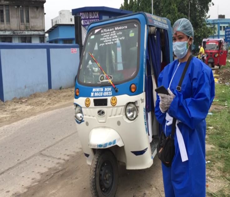 e-rickshaw woman driver bengal