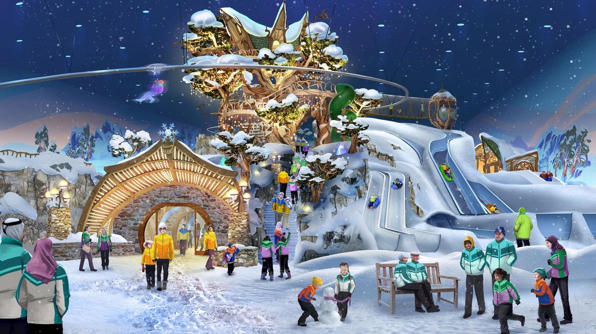 The World’s Largest Snow Park Is Coming To Abu Dhabi & Its 95% Complete